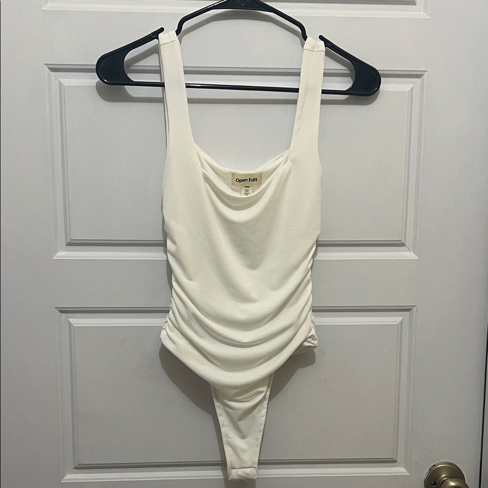 Open Edit Cream Shapewear Bodysuit
